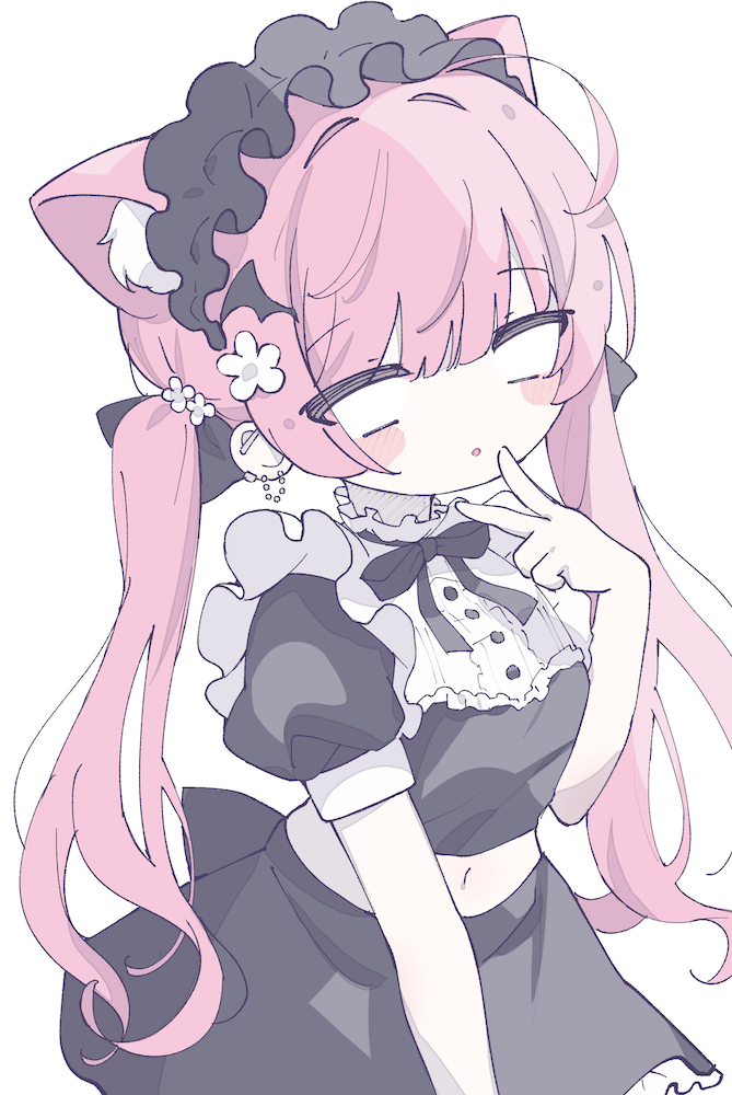 メイドさんのHTMLアート